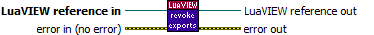 LuaVIEW Revoke Exports.vi